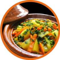 Tajine de petit pois