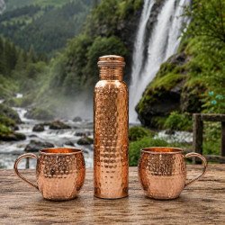 Set en cuivre élégant… authenticité, raffinement et plaisir à chaque gorgée