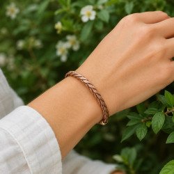 Bracelet en cuivre artisanal