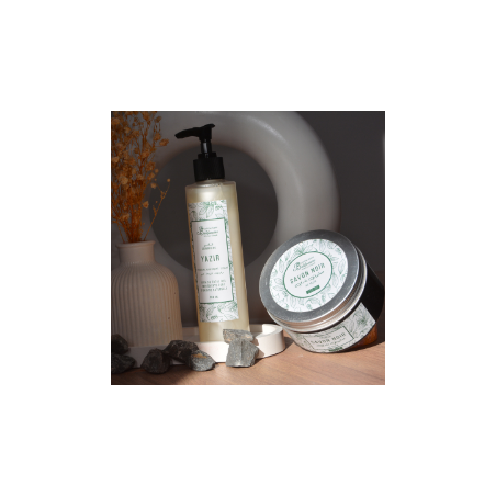Pack bien-être naturel : Savon noir Beldi et shampoing Yazir