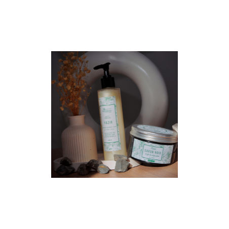 Pack Savon Noir Beldi et Shampoing Yazir