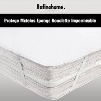 Protège-matelas éponge bouclette imperméable.