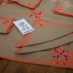 Couvre-plateau en Broderie "Tirz el Hesab"
