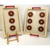 Plateau décoratif en verre – Motif rosace marocaine