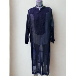 Gandoura traditionnelle homme – Tissu soussdi