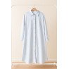 Chemise longue rayée – Élégance décontractée