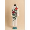 Kimono Long Brodé à Fleurs