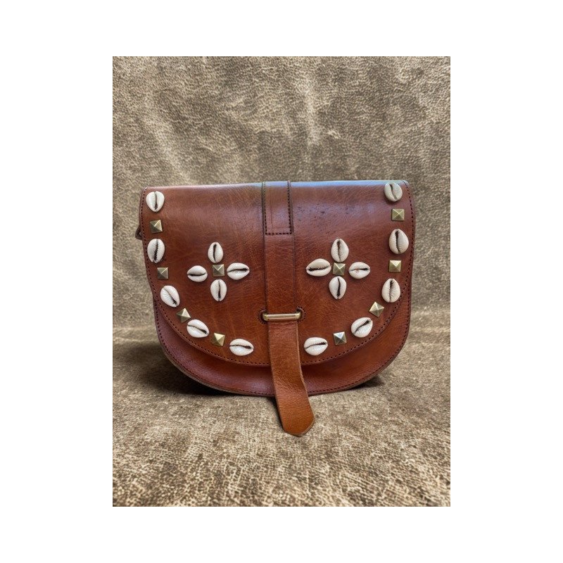 Sac en cuir décoré
