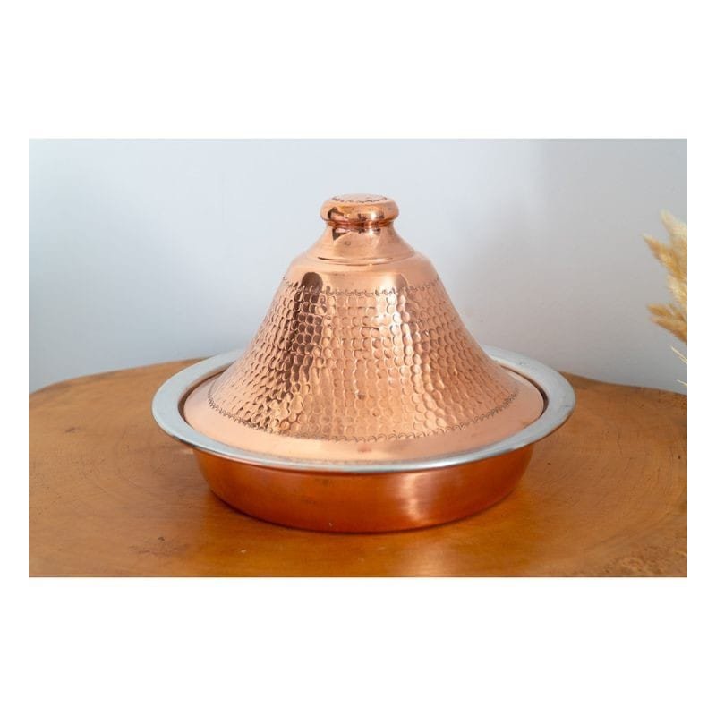 Tagine en Cuivre Martelé Artisanal
