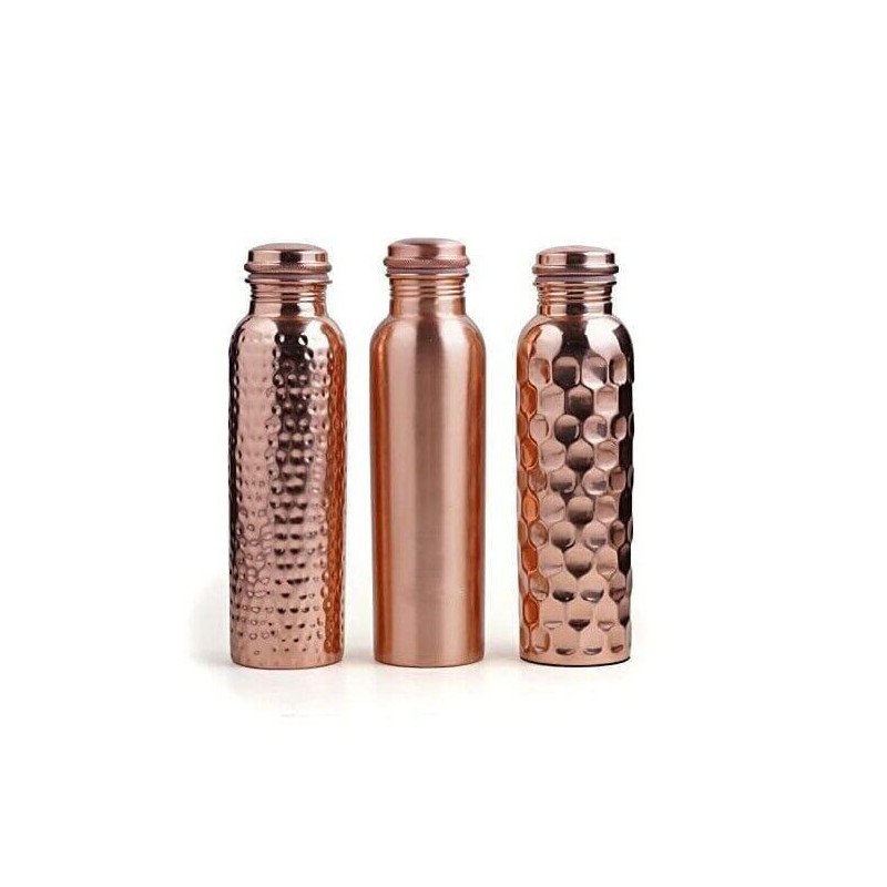 Bouteilles artisanales en cuivre 1 Litre