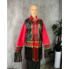 Veste Traditionnelle Chic – Broderies Élégantes & Franges Tendance