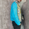 Veste Artisanale Marocaine à Motifs Géométriques