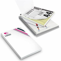 Carnets et blocs-notes avec logo