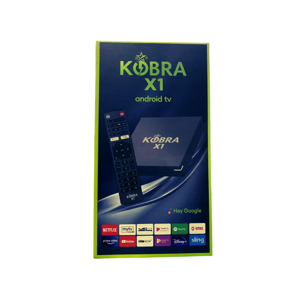 KOBRA X1 android tv 2GO RAM / 16 GO ROM / ANDROID 13 / 12 mois IPTV