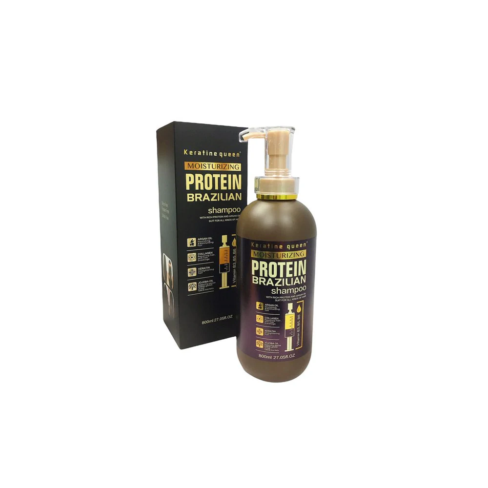 keratin queen moi turizing protein brazilian shampoo 800ML