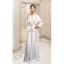 Caftan blanc 1 pièce