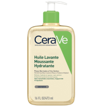 Cerave huile lavante moussante 