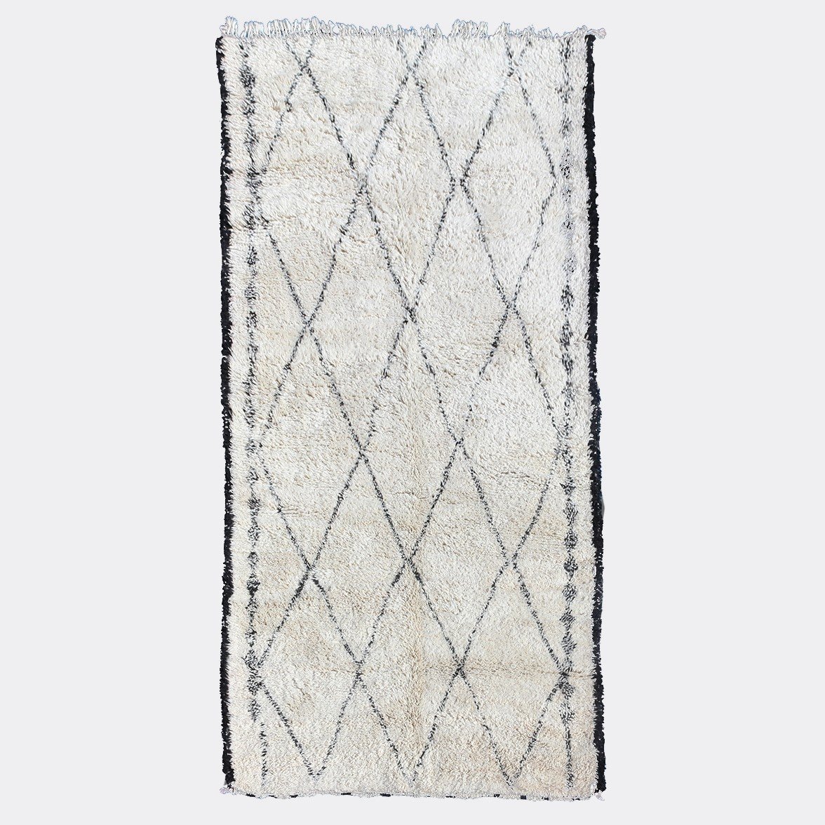 Alfombra Bereber de Béni Ouarain Vintage
